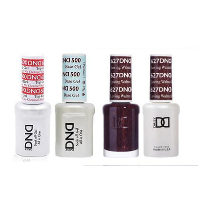 DND - #500#600 Gel & Lacquer Combo - Loving Walnut - #627