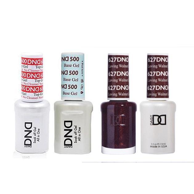 DND - #500#600 Gel & Lacquer Combo - Loving Walnut - #627