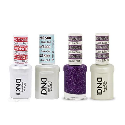 DND - #500#600 Gel & Lacquer Combo - Lush Lilac Star - #405