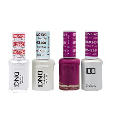 DND - #500#600 Gel & Lacquer Combo - Majestic Violet - #659