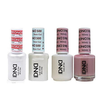 DND - #500#600 Gel & Lacquer Combo - Melody - #598