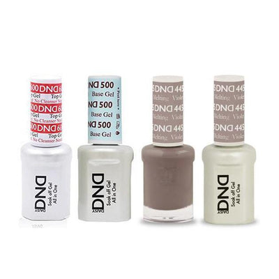 DND - #500#600 Gel & Lacquer Combo - Melting Violet - #445