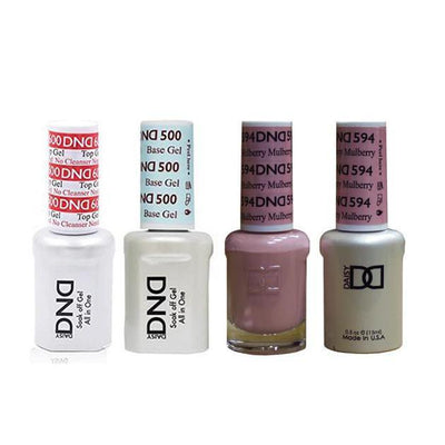 DND - #500#600 Gel & Lacquer Combo - Mullberry - #594