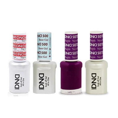 DND - #500#600 Gel & Lacquer Combo - Neon Purple - #507
