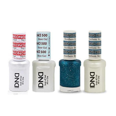 DND - #500#600 Gel & Lacquer Combo - Northern Sky - #468