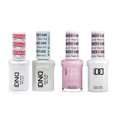 DND - #500#600 Gel & Lacquer Combo - Nude Sparkle - #511