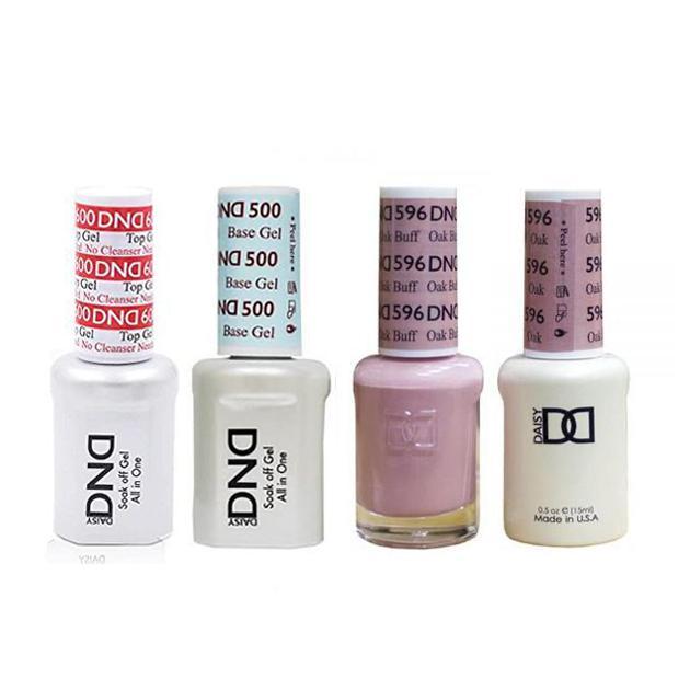 DND - #500#600 Gel & Lacquer Combo - Oak Buff - #596