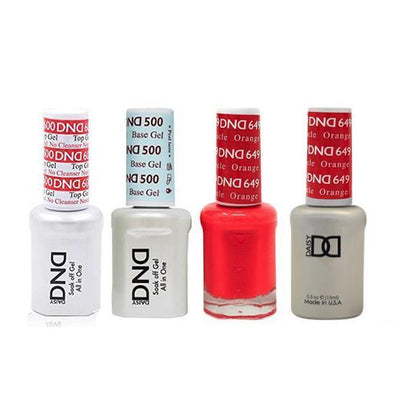 DND - #500#600 Gel & Lacquer Combo - Orange Creamsicle - #649