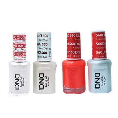 DND - #500#600 Gel & Lacquer Combo - Orange Ville UT - #560