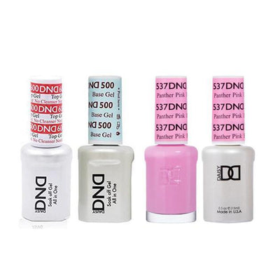 DND - #500#600 Gel & Lacquer Combo - Panther Pink - #537