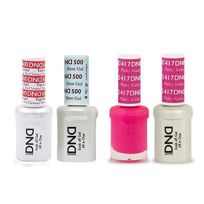 DND - #500#600 Gel & Lacquer Combo - Pinky Kinky - #417