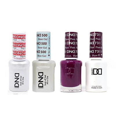 DND - #500#600 Gel & Lacquer Combo - Plum - #731