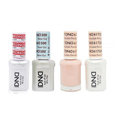 DND - #500#600 Gel & Lacquer Combo - Porcelain - #617