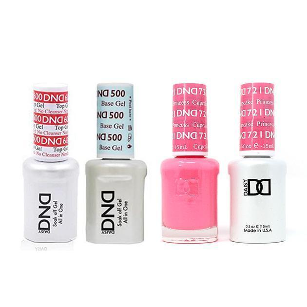 DND - #500#600 Gel & Lacquer Combo - Princess Cupcake - #721