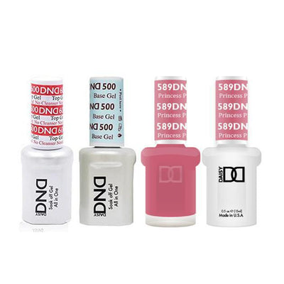 DND - #500#600 Gel & Lacquer Combo - Princess Pink - #589