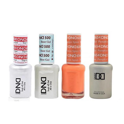 DND - #500#600 Gel & Lacquer Combo - Pumpkin Spice - #654