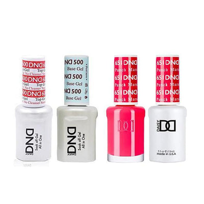 DND - #500#600 Gel & Lacquer Combo - Punch Marshmallow - #651