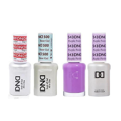 DND - #500#600 Gel & Lacquer Combo - Purple Passion - #543