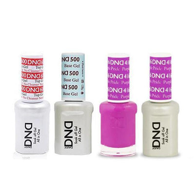 DND - #500#600 Gel & Lacquer Combo - Purple Pride - #416