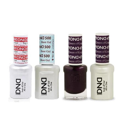 DND - #500#600 Gel & Lacquer Combo - Queen of Grape - #479