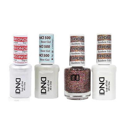 DND - #500#600 Gel & Lacquer Combo - Rainbow Falls HI - #549