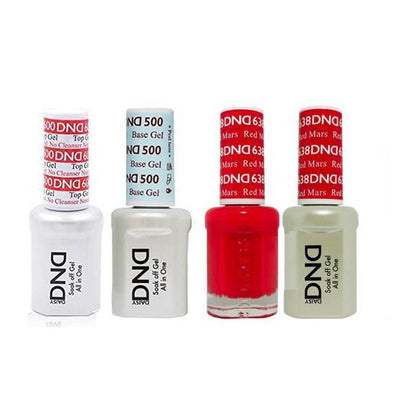 DND - #500#600 Gel & Lacquer Combo - Red Mars - #638