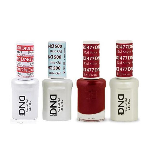 DND - #500#600 Gel & Lacquer Combo - Red Stone - #477