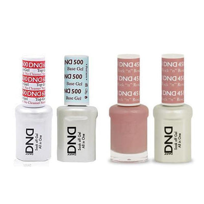 DND - #500#600 Gel & Lacquer Combo - Rock n Rose - #451