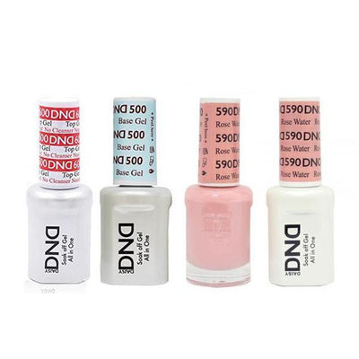 DND - #500#600 Gel & Lacquer Combo - Rose Water - #590