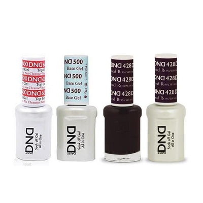 DND - #500#600 Gel & Lacquer Combo - Rosewood - #428
