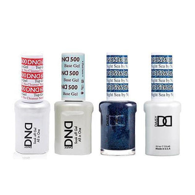 DND - #500#600 Gel & Lacquer Combo - Sea By Night - #526