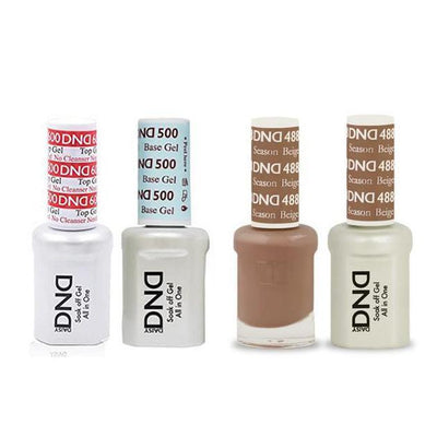 DND - #500#600 Gel & Lacquer Combo - Season Beige - #488