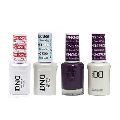 DND - #500#600 Gel & Lacquer Combo - Secret Plum - #629
