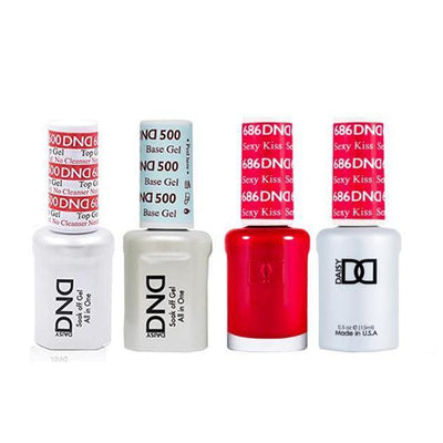 DND - #500#600 Gel & Lacquer Combo - Sexy Kiss - #686