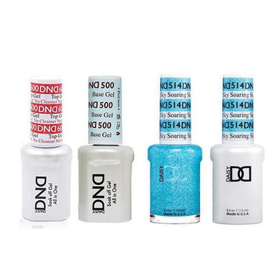 DND - #500#600 Gel & Lacquer Combo - Soaring Sky - #514