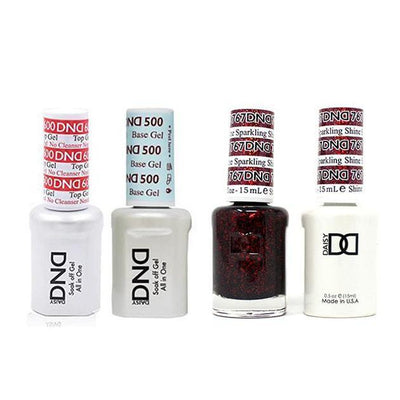 DND - #500#600 Gel & Lacquer Combo - Sparkling Shine - #767