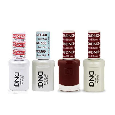 DND - #500#600 Gel & Lacquer Combo - Spiced Berry - #478
