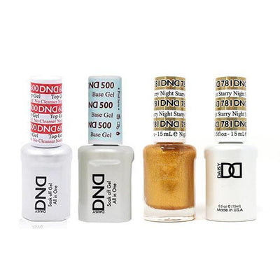 DND - #500#600 Gel & Lacquer Combo - Starry Night - #781