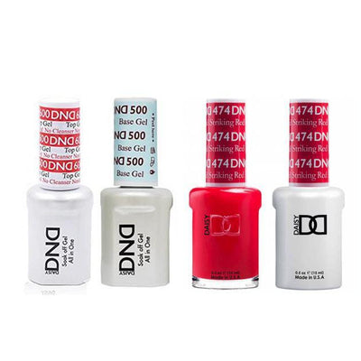 DND - #500#600 Gel & Lacquer Combo - Striking Red - #474