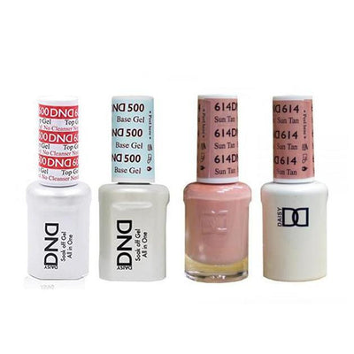 DND - #500#600 Gel & Lacquer Combo - Sun Tan - #614