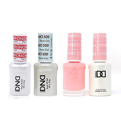DND - #500#600 Gel & Lacquer Combo - Super Crush - #725