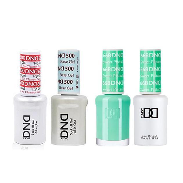 DND - #500#600 Gel & Lacquer Combo - Sweet Pistachio - #668