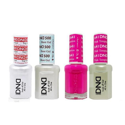 DND - #500#600 Gel & Lacquer Combo - Temptation Pink - #641