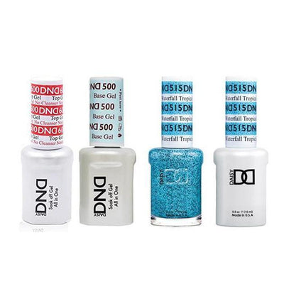 DND - #500#600 Gel & Lacquer Combo - Tropical Waterfall - #515