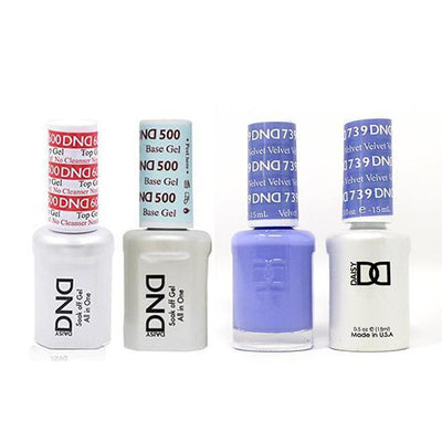 DND - #500#600 Gel & Lacquer Combo - Velvet - #739