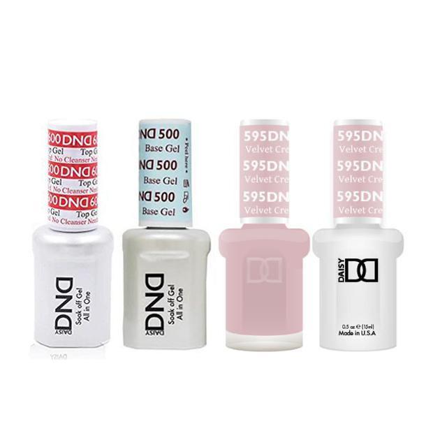 DND - #500#600 Gel & Lacquer Combo - Velvet Cream - #595
