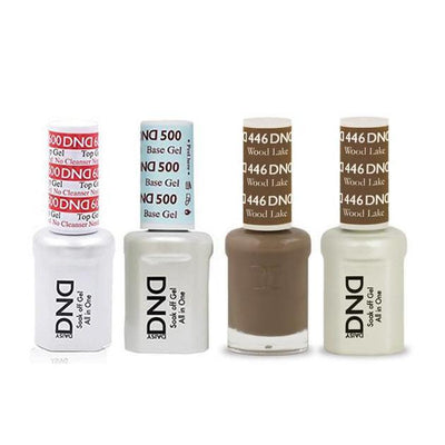 DND - #500#600 Gel & Lacquer Combo - Wood Lake - #446