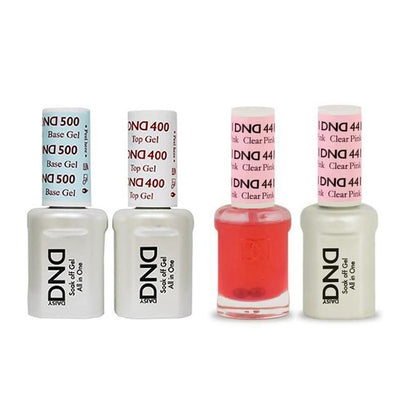 DND - Gel & Lacquer Combo - Clear Pink - #441