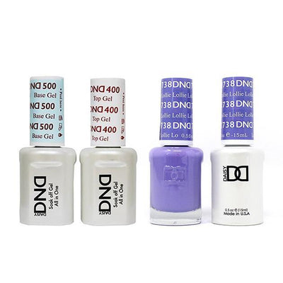 DND - Gel & Lacquer Combo - Lollie - #738