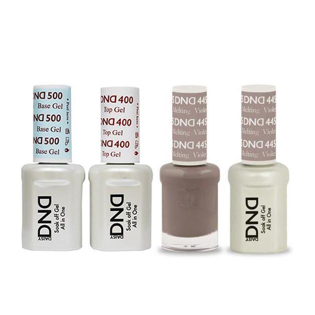 DND - Gel & Lacquer Combo - Melting Violet - #445